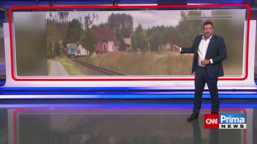 Nehodu vlaku s náklaďákem na Táborsku zachytilo video