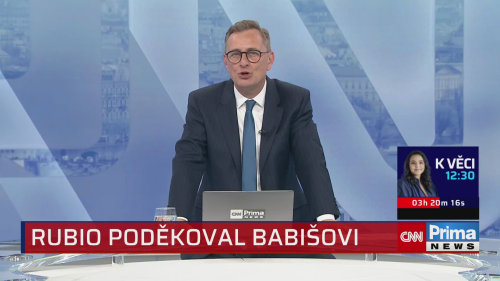 Ministr zahraničí Spojených států Marco Rubio poděkoval Babišovi