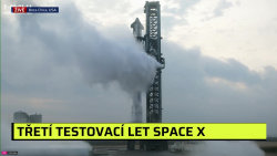 MIMOŘÁDNÉ ZPRÁVY, Třetí testovací let SPACE X - 14.3. v 14:16