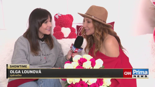 Zamilovaná Olga Lounová s partnerem Honzou