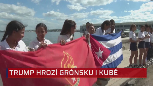 Trump hrozí Grónsku i Kubě