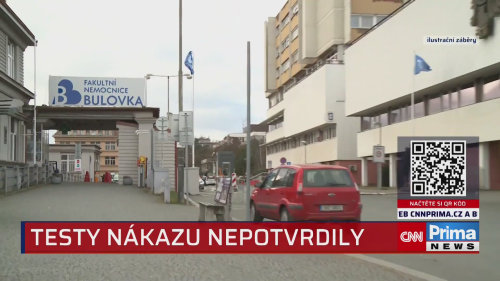 Nebezpečná nákaza se u ženy hospitalizované na Bulovce nepotvrdila