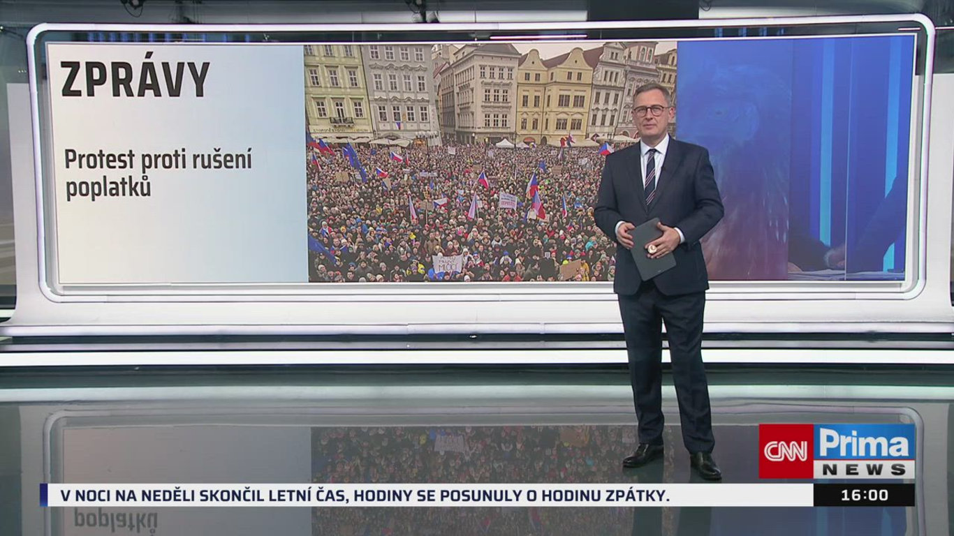 ZPRÁVY, 25.10. v 16:00 - ZPRÁVY - CNN Prima NEWS