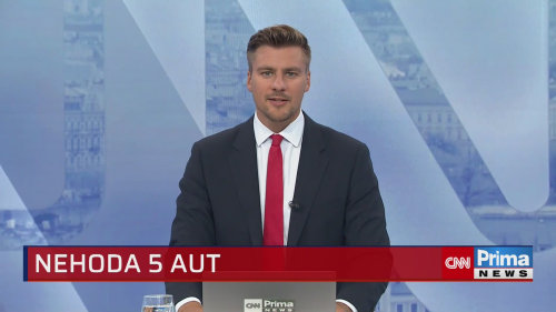 Nehoda pěti aut v Otrokovicích