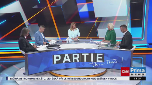 PARTIE Terezie Tománkové, 21.6. v 13:00 - Patrik Nacher, Věra Kovářová, Marian Jurečka, Miroslav Ševčík