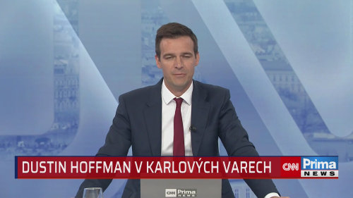 Dustin Hoffman přiletěl do Karlových Varů