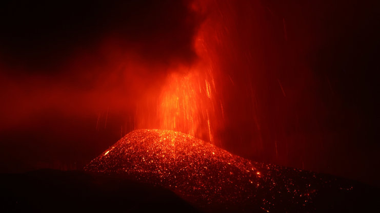 La Palma: Láva a život