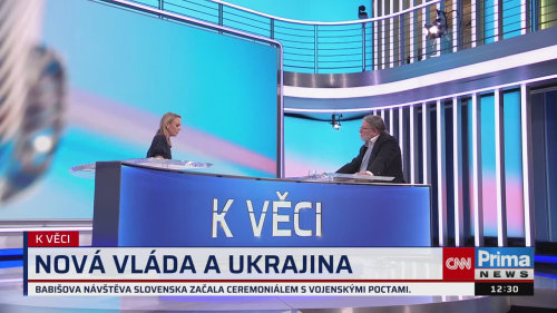 K VĚCI, 8.1. v 12:30 - Alexandr Vondra