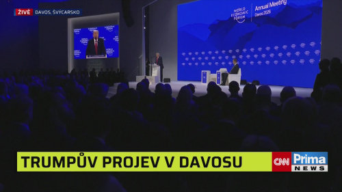 Trump mluvil v Davosu o Grónsku, Evropě i Ukrajině