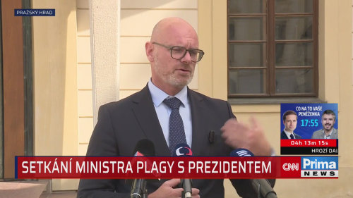 Ministr Plaga po jednání s prezidentem o rozpočtu na rok 2027