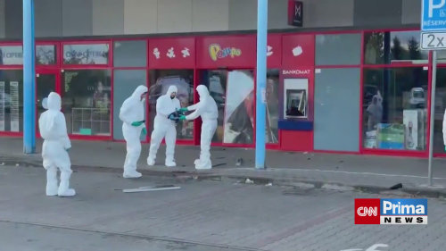 Dopadení gangu, který odpálil bankomat
