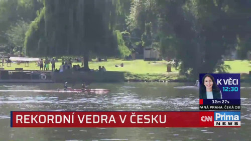 Rekordní vedra utne studená fronta