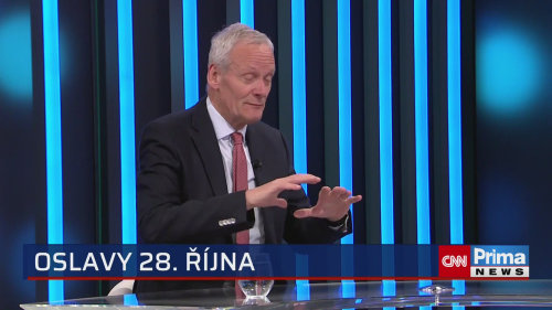 Lubomír Zaorálek a Cyril Svoboda hodnotí projev prezidenta Pavla