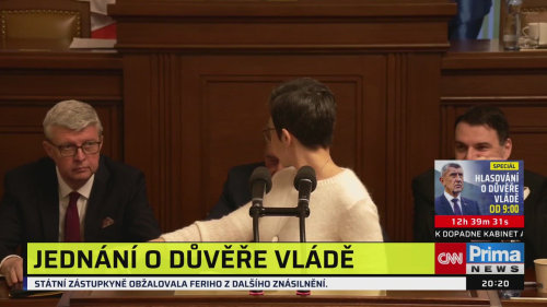 ZPRÁVY, 14.1. v 20:20 - Daniela Ostrá, Thomas Kulidakis