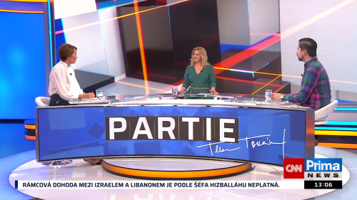 PARTIE Terezie Tománkové, 28.6. v 13:00 - Lucie Kubovičová, Jan Palička