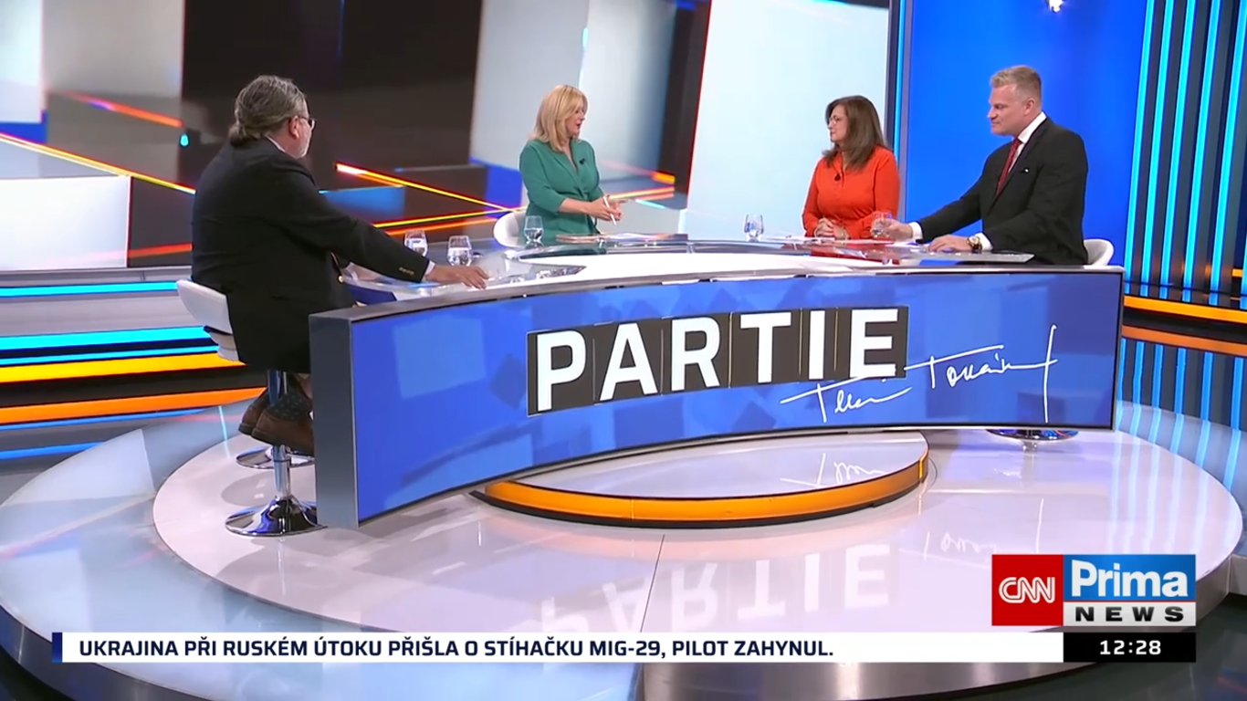 Druhá část Partie: Diskuse o volbách i válce