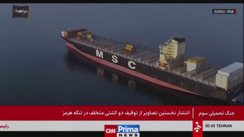 Íránské námořnictvo zadrželo plavidla v Hormuzském průlivu