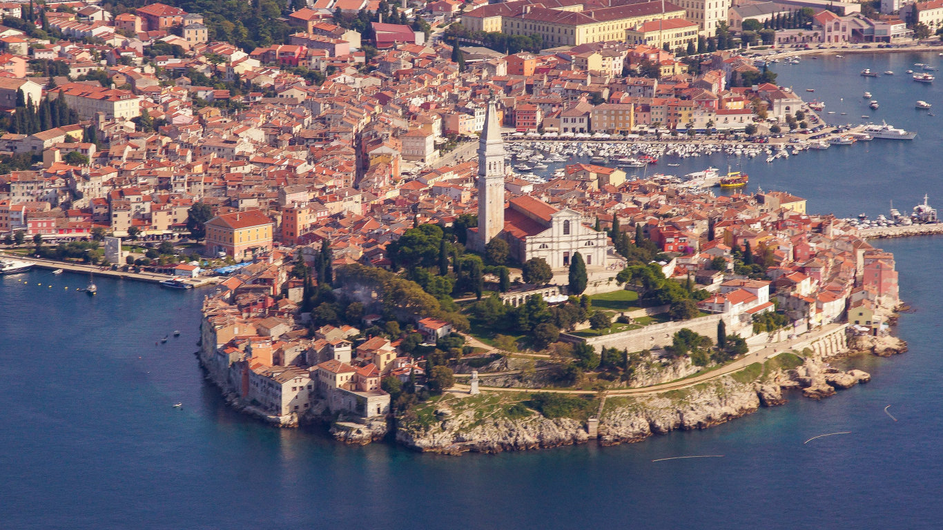 Jaderské ostrovy z nebe