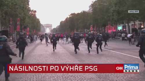 Násilnosti po výhře PSG