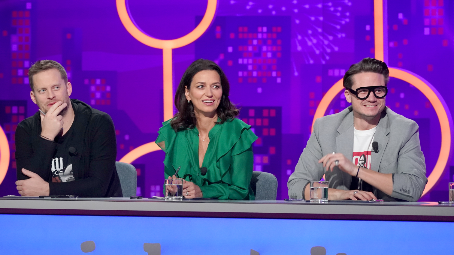J.Prachař; O.G.Brzobohatý; A.Gondíková; P.Švancara; VIP host M.Peroutka