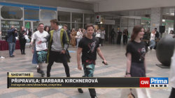 Areál motolské nemocnice se proměnil v přehlídkové molo!