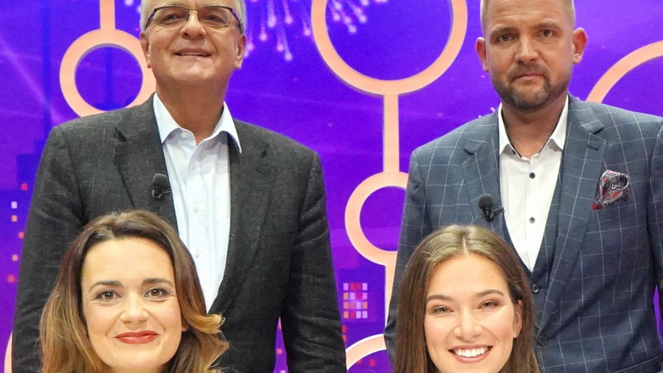 J.Prachař; O.G.Brzobohatý; D.Písařovicová; A.Bezděková; VIP host M.Kalousek