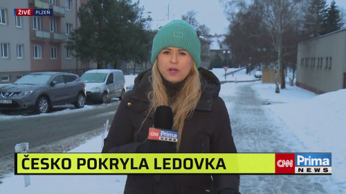 Ledovka komplikuje dopravu v Česku