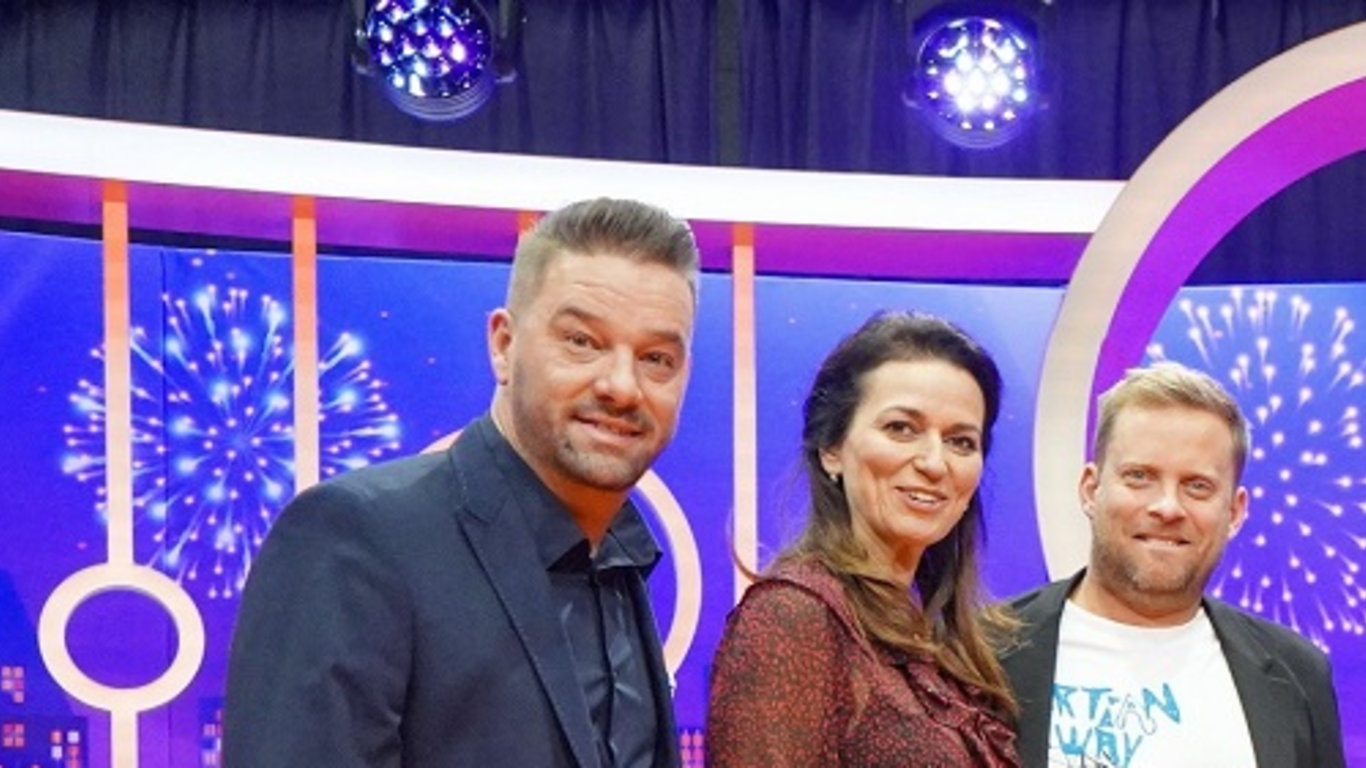 J.Prachař; O.G.Brzobohatý; A.Gondíková; P.Švancara; VIP host J.Klíma