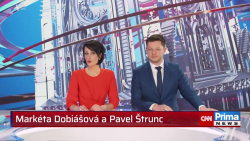 HLAVNÍ ZPRÁVY na CNN Prima NEWS - Pavel Štrunc a Markéta Dobiášová