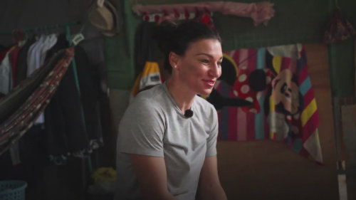 Kaskadérky Hanka Dvorská s dcerou Míšou v Asia Express