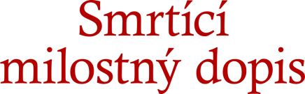 Smrtící milostný dopis