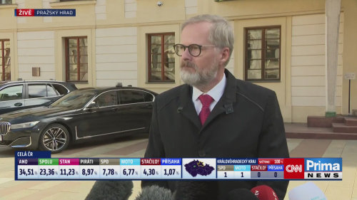 Petr Fiala jednal s prezidentem Petrem Pavlem