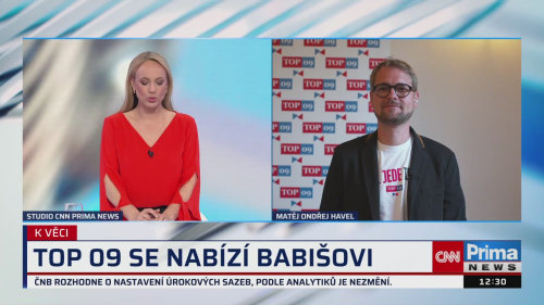 K VĚCI, 7.5. v 12:30 - Matěj Ondřej Havel