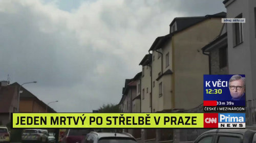 Jeden mrtvý po střelbě v Praze 10