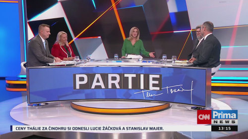 PARTIE Terezie Tománkové, 4.10. v 13:00 - Klára Dostálová, Jindřich Rajch, Jiří Pospíšil, Jan Farský