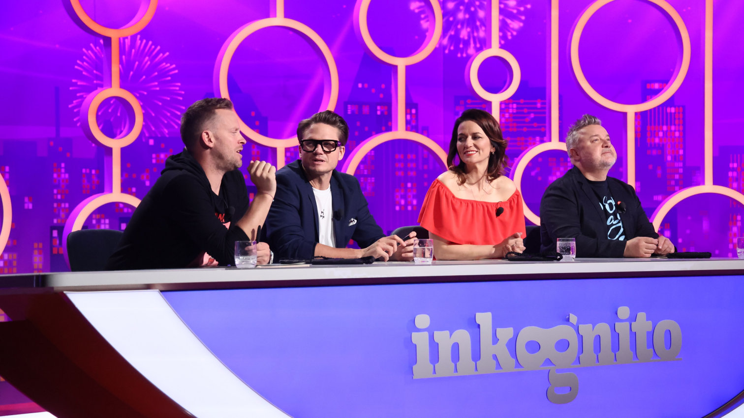 J.Prachař; O.G.Brzobohatý; A.Gondíková; M.Pokorný; VIP host P.Děrgel