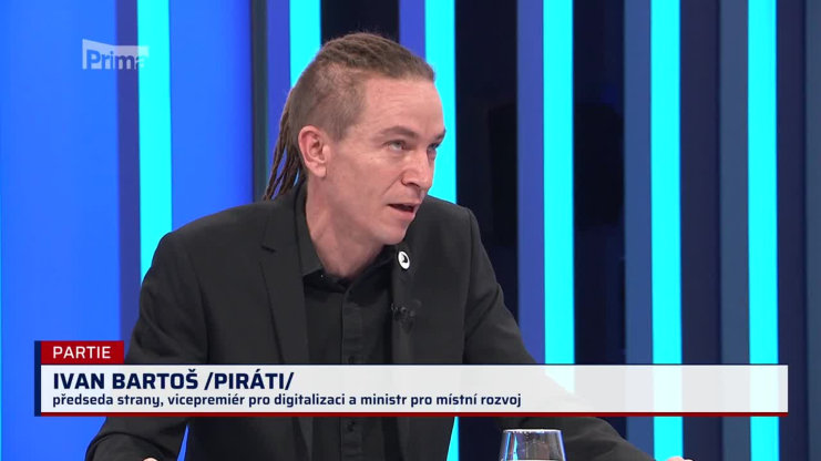 PARTIE TEREZIE TOMÁNKOVÉ, Ivan Bartoš, Tomio Okamura - 2.4. v 11:00