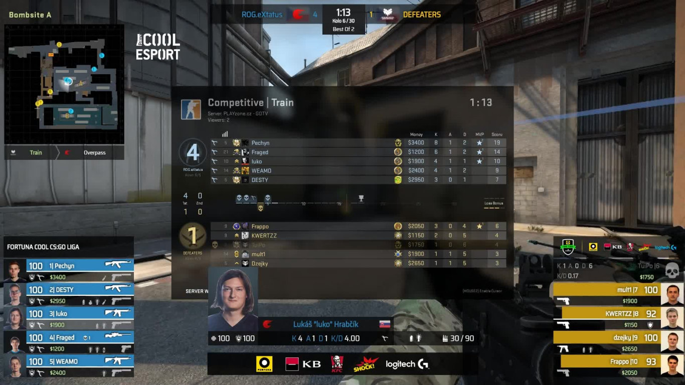 5. kolo - ROG.Extatus vs. DEFEATERS