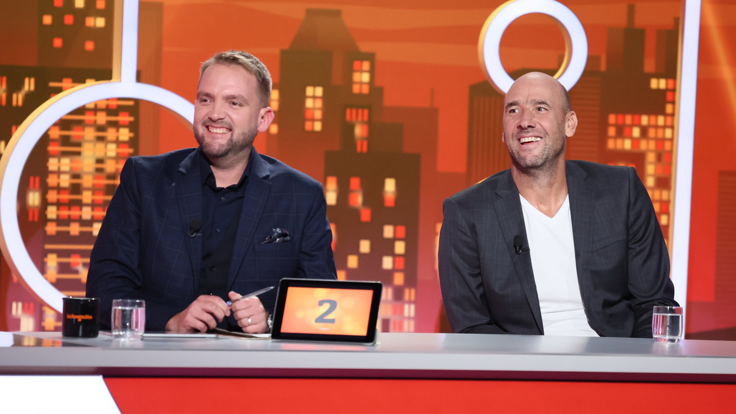 J.Prachař; O.G.Brzobohatý; A.Gondíková; P.Švancara; VIP host J.Koller