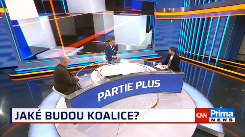 Partie PLUS, Vilém Rubeš, Lukáš Jelínek, Petr Kolář - 9.2. v 13:00