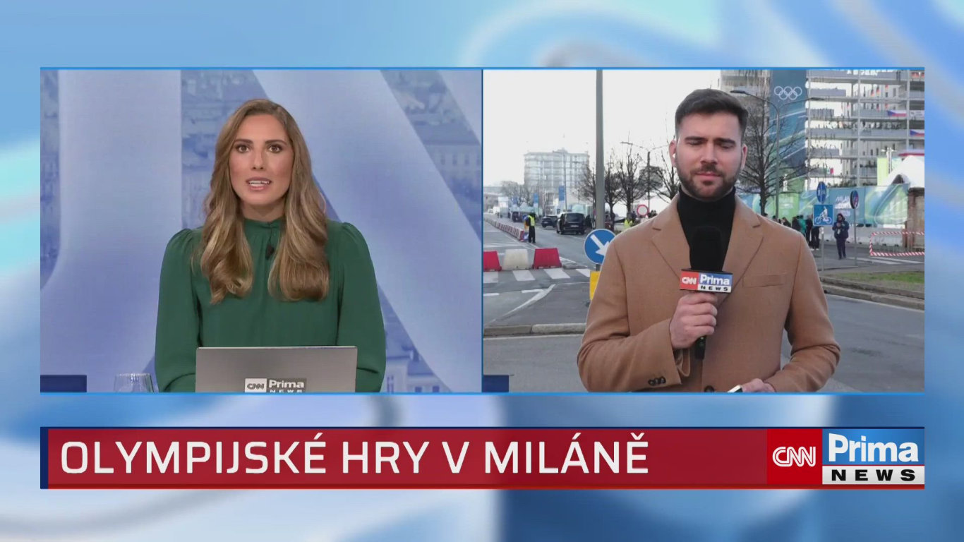 Reportér CNN Prima NEWS z OH v Miláně - CNN Prima NEWS