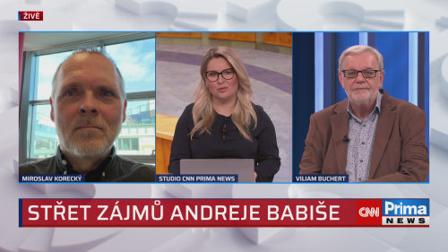 Speciál: Dění týdne, 27.11. v 13:00 - Miroslav Korecký, Viliam Buchert, Tomáš Klvaňa