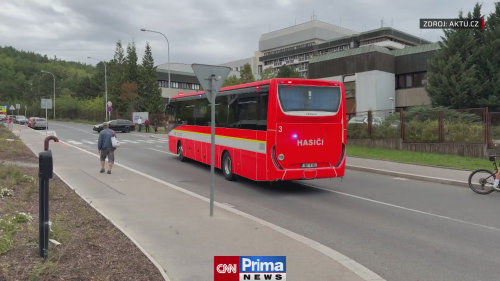 Požár ve FN Na Homolce