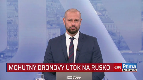 Mohutný dronový útok na Rusko