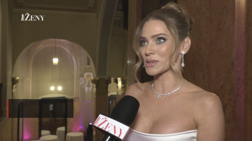 Andrea Verešová vysvětlila, proč zvolila na ples bílé šaty