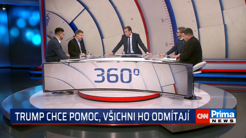 360°, 16.3. v 21:59 - R. Koten, M. Gregor, M.O. Havel, M. Hlavatý, J. Palička, L. Kubovičová