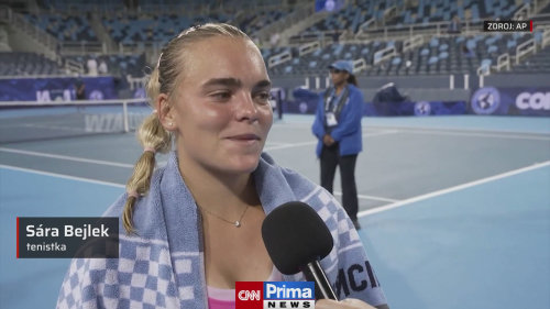 Sára Bejlek po famózním duelu s Arynou Sabalenkovou
