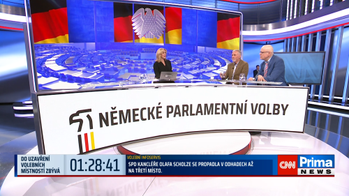 Německé parlamentní volby - 23.2. v 16:00