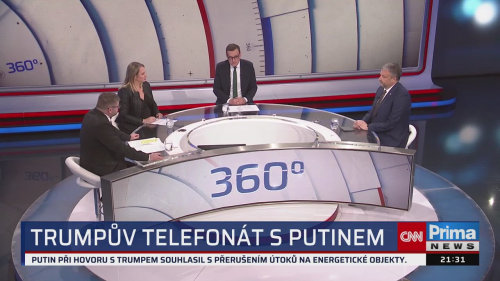 360°, Jaroslav Foldyna, Jan Jakob, Pavla Pivoňka Vaňková, Pavel Růžička - 18.3. v 21:30