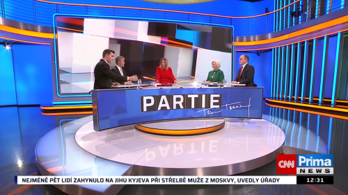 PARTIE Terezie Tománkové, 19.4. v 11:55 - David Pražák, Marek Výborný, Libor Vondráček, Věra Kovářová